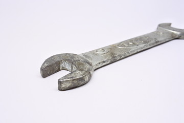 wrench on white background