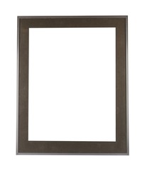 Frank frame with dark borders for a photo on white background