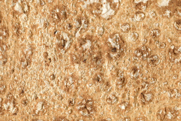 Texture of thin traditional freshly baked homemade oriental bread. Close-up Armenian pita bread - lavash as a textured bread background.