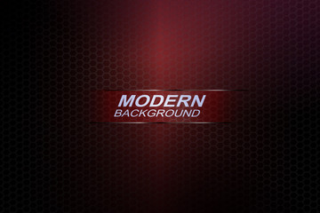 Red dark design with gradient and faint mesh silhouette