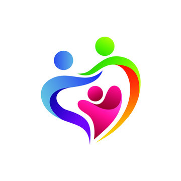 Family care and foundation logo design