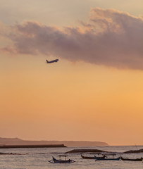 Boats and plane