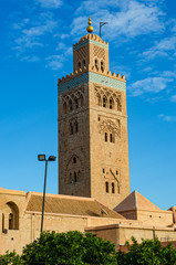 minaret of the koutoubia mosque