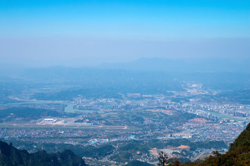 Tianmen Mountain scenery in Zhangjiajie, China