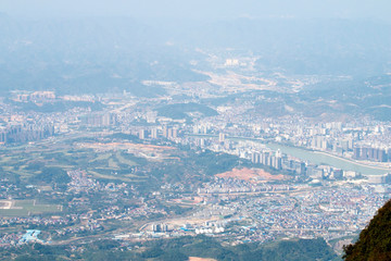 Tianmen Mountain scenery in Zhangjiajie, China