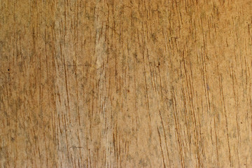 Old and dirty brown color of wood  background