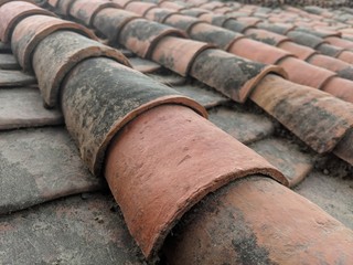 old roof tiles