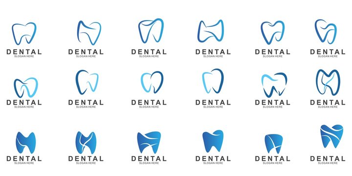 Set of Dental Logo