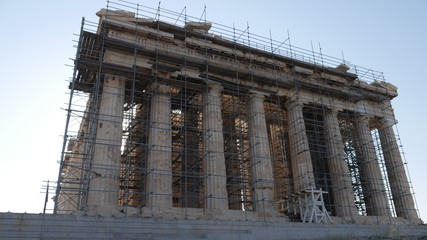 Naklejka premium Photos from the Acropolis and Parthenon in Athens Greece.