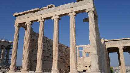 Obraz premium Photos from the Acropolis and Parthenon in Athens Greece.