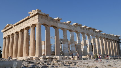 Obraz premium Photos from the Acropolis and Parthenon in Athens Greece.