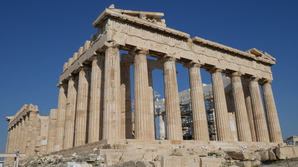 Photos from the Acropolis and Parthenon in Athens Greece.