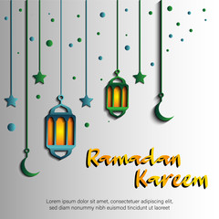 Ramadan style ramadan kareem with a simple and elegant design