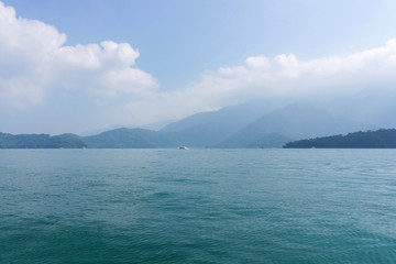 Scenery of Sun Moon Lake in Taichung, Taiwan