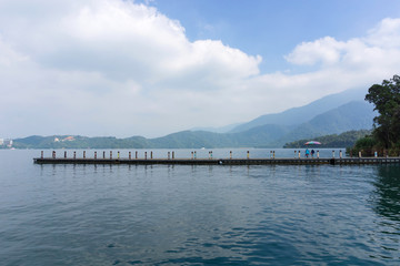 Scenery of Sun Moon Lake in Taichung, Taiwan