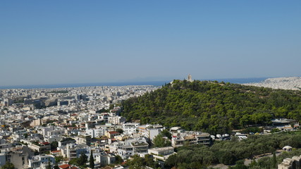 Fototapeta na wymiar Photos from the Acropolis and Parthenon in Athens Greece.