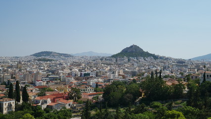 Fototapeta premium Photos from the Acropolis and Parthenon in Athens Greece.
