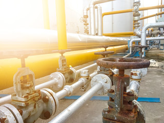 Oil flow control valve  In industrial plants