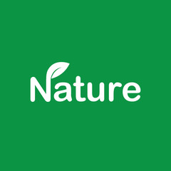Nature Logo Design Icon Natural