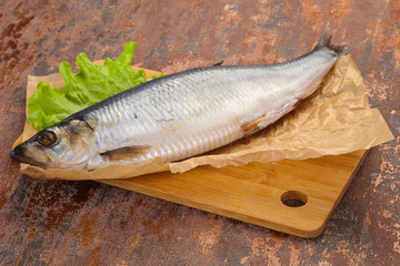 Salted herring fish