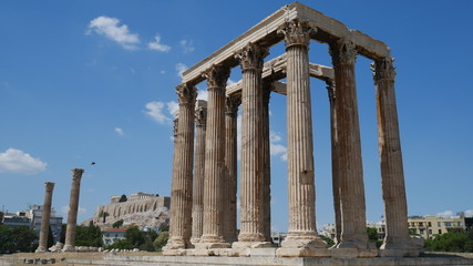 Obraz premium Photos from the Acropolis and Parthenon in Athens Greece.