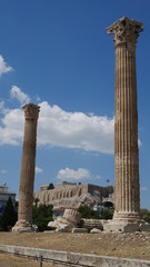 Fototapeta premium Photos from the Acropolis and Parthenon in Athens Greece.