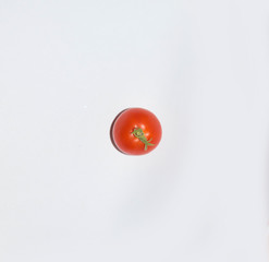 Fresh ripe red tomato