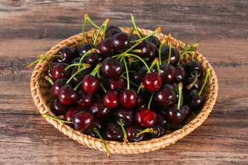 Ripe sweet tasty cherry  berry