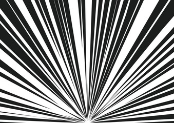 Obraz premium 集中線