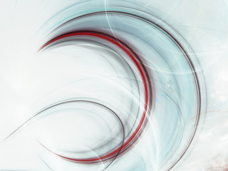 Naklejka premium abstract chaotic fractal background 3D rendering illustration