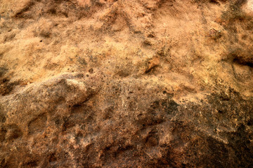 heavy rust copper granite stone surface of cave for interior wallpaper