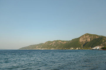 Fototapeta na wymiar island in greece, island in the sea