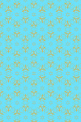 Fototapeta premium Graphic modern pattern, blue texture background