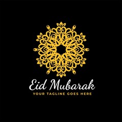 Fototapeta premium Happy Eid Mubarak Template