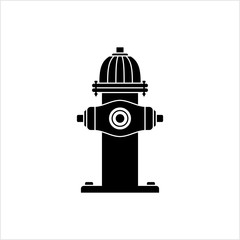 Fire Hydrant Icon, Fireplug Icon, Fire Pump Icon
