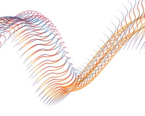 Abstract background blend wave line design for Wallpaper, Banner, Background, Card, Book Illustration, landing page