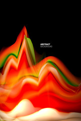 Liquid gradients abstract background, color wave pattern poster design for Wallpaper, Banner, Background, Card, Book Illustration, landing page