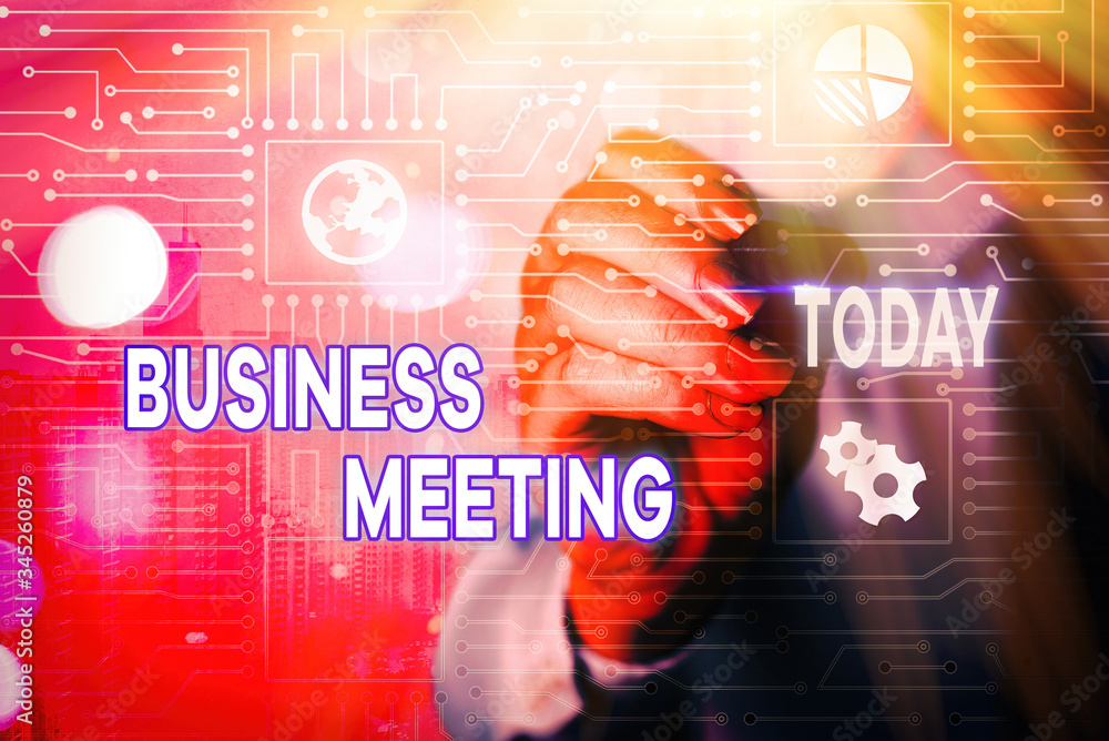 Aufkleber word writing text business meeting. business photo showcasing used discuss issues that cannot be add