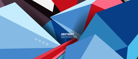 Trendy simple triangle abstract background, dynamic motion concept. Vector Illustration For Wallpaper, Banner, Background, Card, Book Illustration, landing page