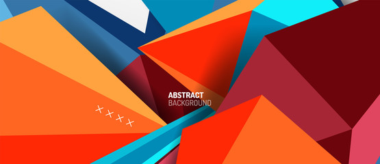 Trendy simple triangle abstract background, dynamic motion concept. Vector Illustration For Wallpaper, Banner, Background, Card, Book Illustration, landing page