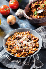 Giouvetsi - Greek beef and orzo stew