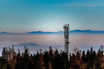 Obraz premium tv tower in the morning