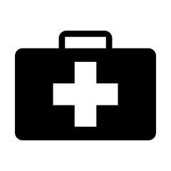 Hospital cross symbol, Medical health icon isolated on white background. Emergency design