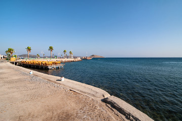 Obraz premium Bodrum. View of the embankment