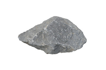 limestone rock isolated on white background.