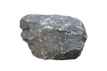 limestone specimen isolated on white background.