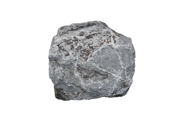 limestone specimen isolated on white background.