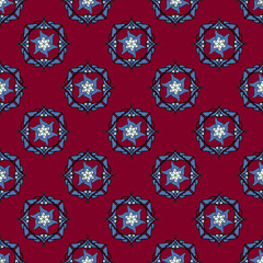 Seamless Geometric Pattern. Abstract texture designs can be used for backgrounds, motifs, textile, wallpapers, fabrics, gift wrapping, templates. Design Paper For Scrapbook. Vector.