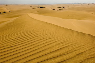scenic landscape at namibian desert