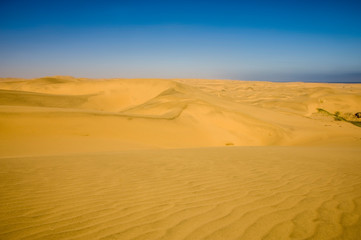 Fototapeta na wymiar scenic landscape at namibian desert